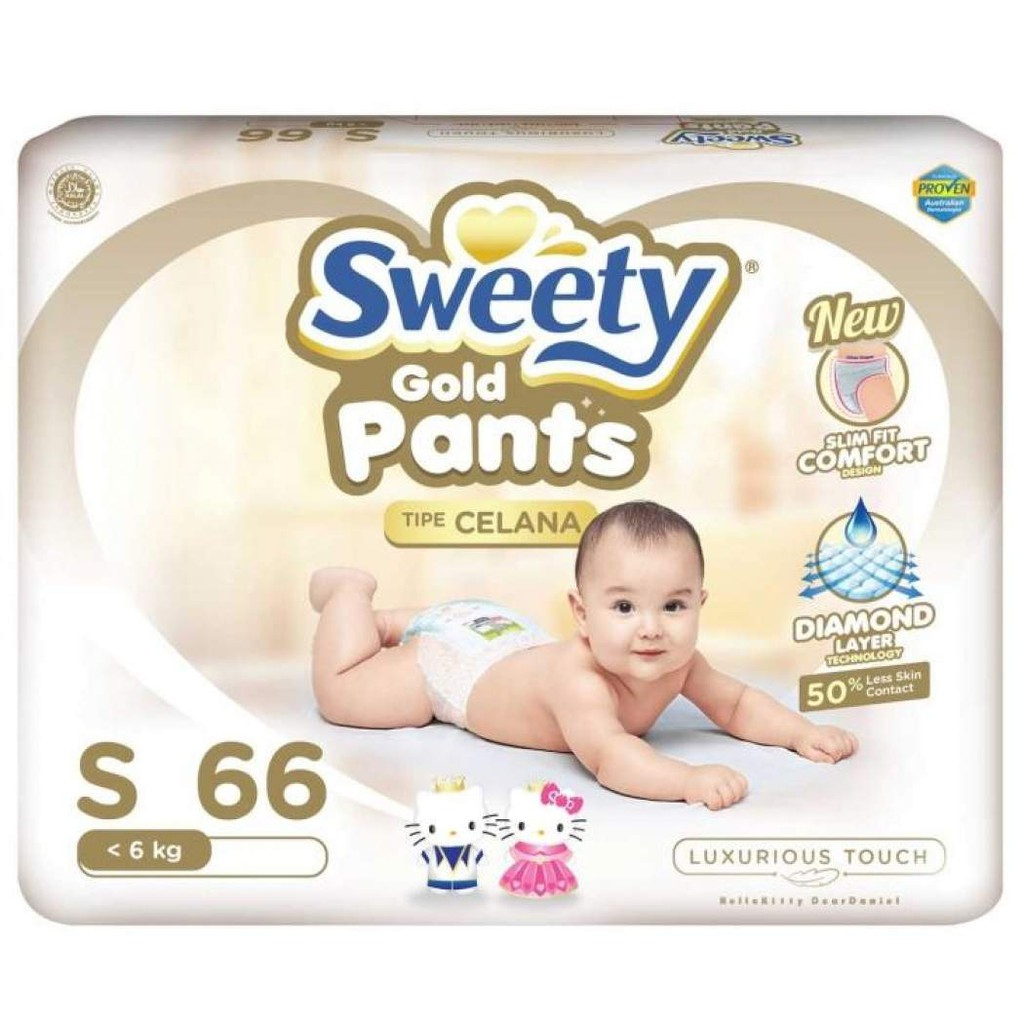 Popok Bayi Sweety Gold Pants
